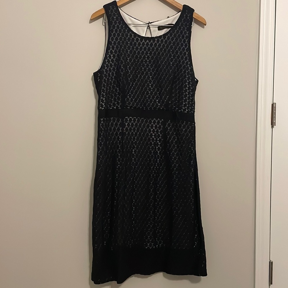 The Limited Black Overlay Dress Sz 12